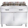Vulcan - ER Series 170 lb Electric Floor Fryer w/ Analog Controls, 2 Tanks, KleenScreen Filtration & 208V - 2ER85AF-1
