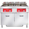 Vulcan - ER Series 170 lb Electric Floor Fryer w/ Computer Controls, 2 Tanks, KleenScreen Filtration & 208V - 2ER85CF-1