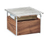 Cal Mil - 12" Mid-Century Chafer Alternative W/ Chrome Trim - 371149