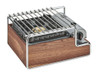 Cal Mil - 14.25" Mid-Century Butane Stove Frame W/ Chrome Trim - 371249