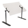 Cal Mil - 48" Portable Acrylic Sneeze Guard W/ Metal Frame - 7514