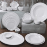 Elite Global Solutions - Merced 10" x 6.75" White Oval Plate (12 Per Case) - B106OV-W
