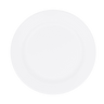 Elite Global Solutions - Merced 10.75" White Round Rim Plate (6 Per Case) - D1075PL-W