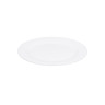 Elite Global Solutions - Merced 10.75" White Round Rim Plate (6 Per Case) - D1075PL-W