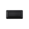 Elite Global Solutions - Stratus 15" x 8" Black Rectangular Plate (3 Per Case) - B815RC-B