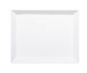 Elite Global Solutions - Stratus 15" x 12" White Rectangular Serving Platter W/ False Bottom (3 Per Case) - M1512B-W
