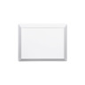 Elite Global Solutions - Stratus 15" x 12" White Rectangular Serving Platter W/ False Bottom (3 Per Case) - M1512B-W