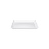 Elite Global Solutions - Stratus 15" x 12" White Rectangular Serving Platter W/ False Bottom (3 Per Case) - M1512B-W