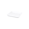 Elite Global Solutions - Classic Platters 13.25" White Square Platter W/ Matte Finish Outside (4 Per Case) - M1325SQ-NW
