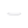 Elite Global Solutions - Classic Platters 13.25" White Square Platter W/ Matte Finish Outside (4 Per Case) - M1325SQ-NW