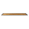 Elite Global Solutions - Kobe 20.75" x 6.3" Rectangular Tray W/ Gold Decal (3 Per Case) - B180208-GLDB