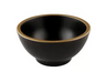 Elite Global Solutions - Kobe 20 oz Round Bowl W/ Gold Rim Decal (6 Per Case) - B245060-GLDB