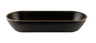 Elite Global Solutions - Kobe 70 oz Oval Bowl W/ Gold Rim Decal (3 Per Case) - B248152-GLDB
