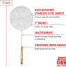 Joyce Chen - 7" Stainless Steel Spider Strainer