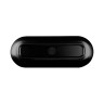 Elite Global Solutions - Kobe 70 oz Oval Bowl W/ Silver Rim Decal (3 Per Case) - B248152-SLVB