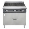 Vulcan - V Series 36" Natural Gas Range w/ Charbroiler & Cabinet Base - VCBB36B
