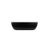Elite Global Solutions - Infinity 113 oz Black/White Square Bowl (3 Per Case) - B267098-BW