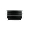 Elite Global Solutions - Infinity 113 oz Black/White Square Bowl (3 Per Case) - B267098-BW