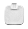 Elite Global Solutions - Hermosa 9" x 8" Gray Marble Chip & Dip Plate (6 Per Case) - B428090-GYM