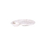 Elite Global Solutions - Hermosa 9.5" x 8" Brown Marble Chip & Dip Plate (6 Per Case) - B429095-BRM