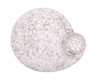Elite Global Solutions - Hermosa 9.5" x 8" Brown Marble Chip & Dip Plate (6 Per Case) - B429095-BRM