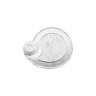 Elite Global Solutions - Hermosa 9.5" x 8" Gray Marble Chip & Dip Plate (6 Per Case) - B429095-GYM