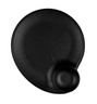 Elite Global Solutions - Hermosa 10.3" x 9.1" Black Chip & Dip Plate (6 Per Case) - B598118-B