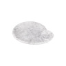 Elite Global Solutions - Hermosa 10.3" x 9.1" Black Marble Chip & Dip Plate (6 Per Case) - B598118-BBM