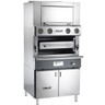 Vulcan - V Series 36" Natural Gas Ceramic Upright Broiler w/ Finishing Oven & Cabinet Base - VBB1BF