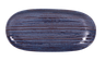 Elite Global Solutions - Stardust 11" x 5.25" Blue Oval Plate (6 Per Case) - B396110-SDB