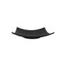 Elite Global Solutions - Zen 9.75" x 2.25" Black Square Shallow Plate (6 Per Case) - JW10SQRF-B