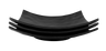 Elite Global Solutions - Zen 9.75" x 2.25" Black Square Shallow Plate (6 Per Case) - JW10SQRF-B