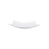 Elite Global Solutions - Zen 9.75" x 2.25" White Square Shallow Plate (6 Per Case) - JW10SQRF-W