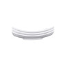 Elite Global Solutions - Zen 9.75" x 2.25" White Square Shallow Plate (6 Per Case) - JW10SQRF-W