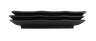 Elite Global Solutions - Zen 8.25” x 5.1" Black Rectangular Tray (6 Per Case) - JW5408-B