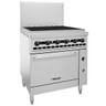 Vulcan - Endurance 36" Liquid Propane Range w/ Charbroiler & Convection Oven - 36C-36CBP