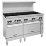 Vulcan - Endurance 60" Liquid Propane Range w/ 10 Burners, 1 Standard & 1 Convection Oven - 60SC-10BP