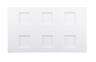 Elite Global Solutions - Zen 11” x 6.5” White Ramekin Base Plate (6 Per Case) - JW6TB-W