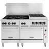 Vulcan - Endurance 60" Liquid Propane Range w/ 6 Burners, 24" Charbroiler, 1 Standard & 1 Convection Oven - 60SC-6B24CBP