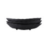 Elite Global Solutions - Zen 12” Black Triangular Platter (6 Per Case) - JW7012-B