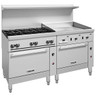 Vulcan - Endurance 72" Natural Gas Range w/ 6 Burners, 36" Griddle & 1 Standard & Convection Oven - 72SC-6B36GTN