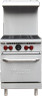 Vulcan - SX Series 24" Natural Gas Range w/ 4 Burners & Oven - SX24-4B