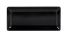 Elite Global Solutions - Squared 12" x 5.5" Black Rectangular Platter (6 Per Case) - D126RC-B