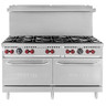 Vulcan - SX Series 60" Natural Gas Range w/ 10 Burners & 2 Ovens - SX60F-10B