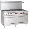 Vulcan - SX Series 60" Liquid Propane Range w/ 10 Burners & 2 Ovens - SX60F-10B