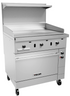 Vulcan - EV Series 36" Electric Range 208V w/ 36" Griddle & Oven - EV36S-36G-208