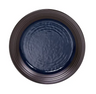 Elite Global Solutions - Durango 11” Lapis/Chocolate Round Two-Tone Plate (6 Per Case) - D1098GM-LAP/CH