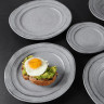 Elite Global Solutions - Della Terra Stoneware 18” x 13" Granite Stone Irregular Oval Serving Dish (3 Per Case) - M1318OVST-GSD