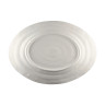 Elite Global Solutions - Della Terra Stoneware 18” x 13" Off White Design Irregular Oval Serving Dish (3 Per Case) - M1318OVST-OWD