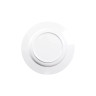 Elite Global Solutions - Vintage California Mojave 10.5" White Round Crackle Plate (6 Per Case) - D1025M-W